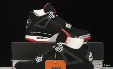 4 - JORDAN (2019)  CEMENT BRED 308497-060 BLACK 0703